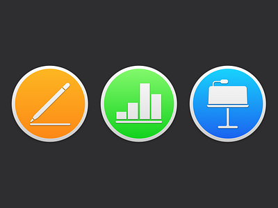 iWork macOS Mojave Icons apple design icon icons iwork mac macos mojave replacement icon ui