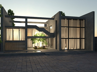 villa design 3d 3d modeling 3dmax architectural designer architecture interior design modern architecture