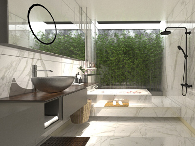 bathroom 3d modeling 3d rendering architecture interior design