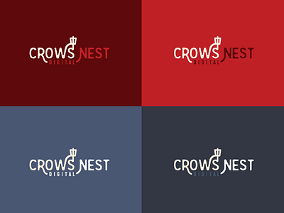 Crow's Nest Digital Logo (unused) bird crow crows digital logo nest