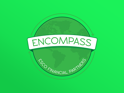 Encompass Esco Logo encompass energy esco globe green logo world
