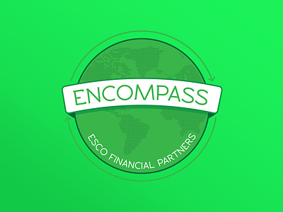 Encompass Esco Logo encompass energy esco globe green logo world