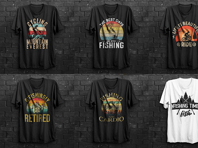 Fishing & Hunting T-Shirt design adobe photoshop design fishing t shirt design graphic design hunting t shirt design marcendise t shirt design typography t shirt design vector t shirt design