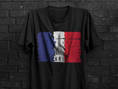 Paris symbol T-Shirt design adobe photoshop design graphic design illustration marcendise t shirt design typography t shirt design vector t shirt design