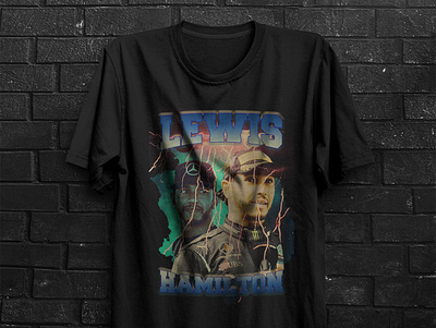 Lewis Hamilton special T-Shirt design adobe photoshop design graphic design illustration marcendise t shirt design typography t shirt design vector t shirt design