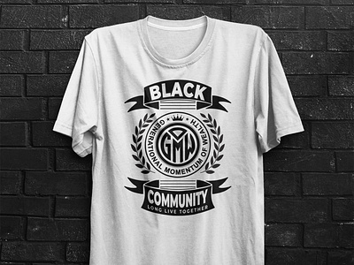 Black man t shirt design