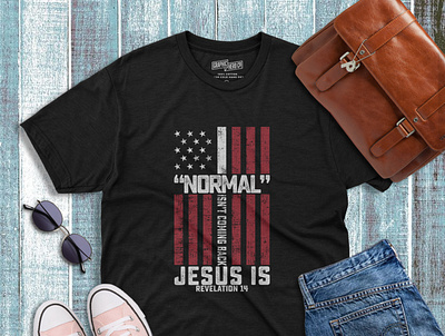 T shirt design ( Normal Jesus) adobe photoshop design graphic design illustration marcendise t shirt design typography t shirt design vector t shirt design