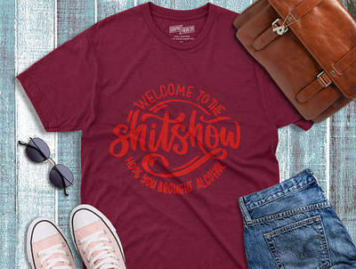 T shirt design ( Welcome to the shit show) adobe photoshop design graphic design illustration marcendise t shirt design typography t shirt design vector t shirt design