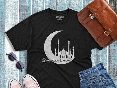 Ramadan karim t shirt design adobe photoshop design graphic design illustration marcendise t shirt design typography t shirt design vector t shirt design