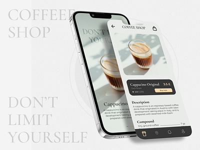 Coffee Shop App Concept app concept design mobile app ui uiux user interface