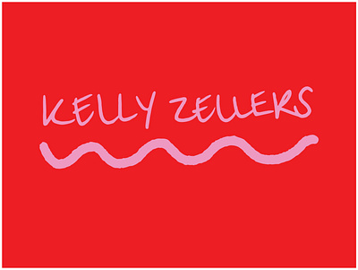 Kelly Zellers Logo identity illustrator logo type typography