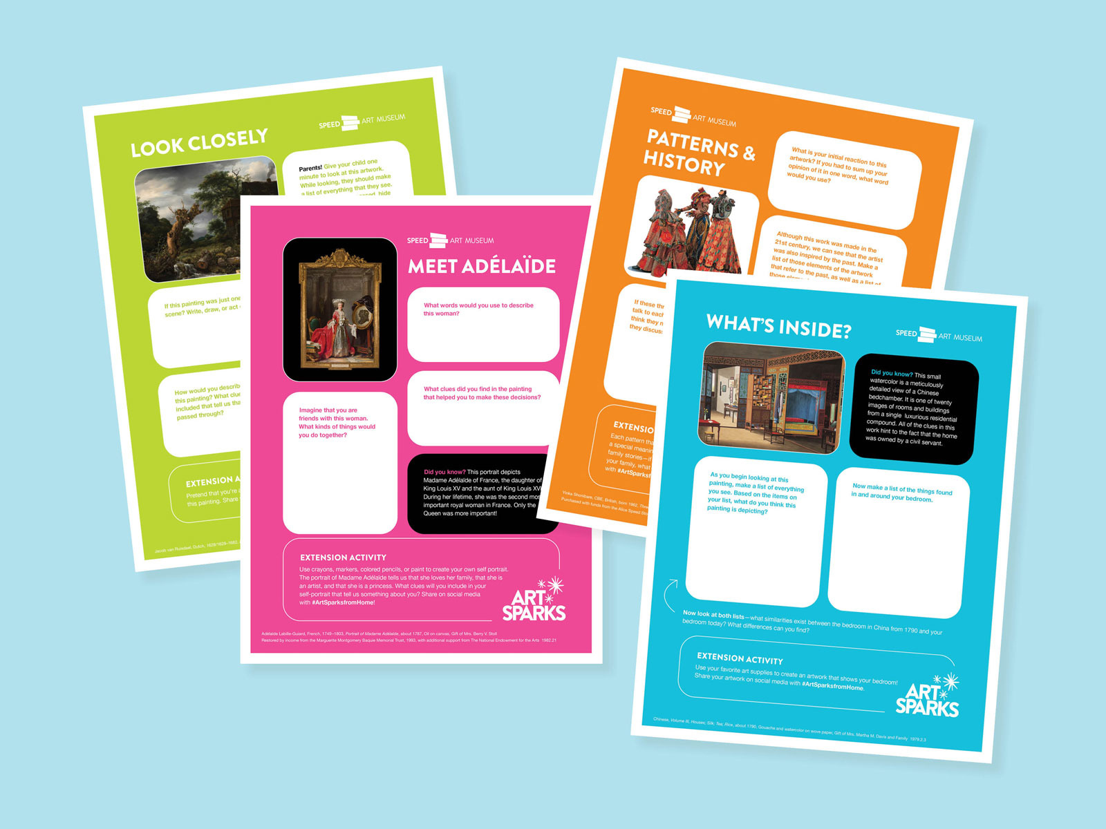 Printable art worksheets