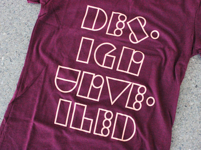 Design Unveiled Shirt design designer geometric goodtype t shirt tee type typography vector
