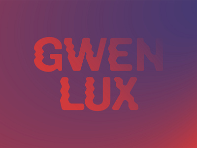 Gwen Lux gradient gradients illustration type type illustration vector women artists