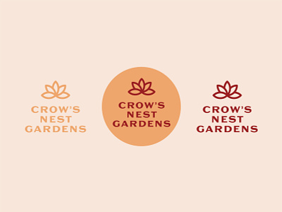 Crow's Nest Gardens branding logo logo design logodesign logotype