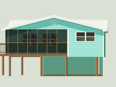 Beach House // 01 illustration illustrator vector