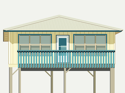 Beach House // 02 illustration illustrator vector