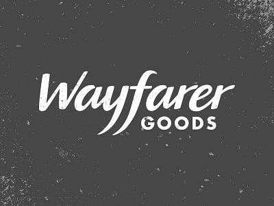 Wayfarer Goods Logo branding identity logo type