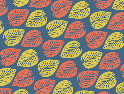 Leaf Pattern design freelance illustration pattern pattern design surface pattern