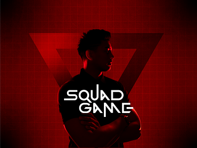 Squad Game branding graphic design logo ui