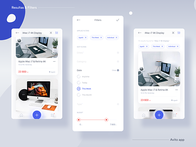 __Avito.ma App 📦 app avito clean feed filters flat icon ios mobile application minimal mobile app search ui ui design uix user experience user interface user interface design ux ux design ux ui
