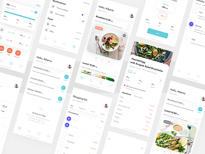 __Mealyoum App 🍲 app clean flat food icon ios mobile application meals minimal mobile app recipes search ui ui design uix user experience user interface user interface design ux ux design ux ui