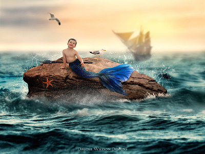 The Little Merboy part 2 - Part of Your World compositephotography creativephotos digitalart disney disneyinspired fairytalephotography fantasyphotography fineartphotography mermaid mermaidart merpeople photoart photoshop photoshopart photoshopartist surrealphotography thelittlemermaid