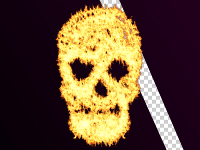 Skull (Free Footage) link below animation backgrounds burn burning energy fire flame flames free particles skull trapcode