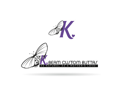 K. Beam Logo Design Concept branding design vector