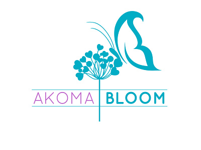 Akoma B. Logo Concept branding design vector