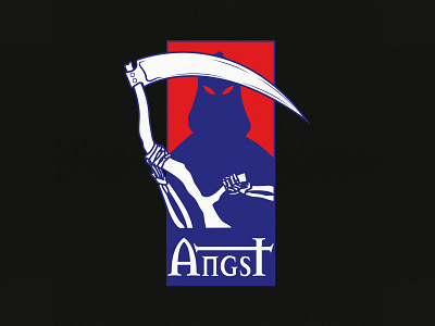 Angst Gaming - Logo design esport gaming graphic design illustration logo lol skeleton