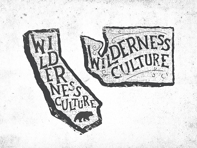 Wilderness Culture States california culture explore hand drawn pnw typography washington west wild wilderness