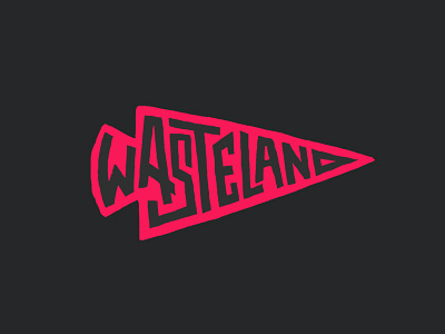 Wasteland Arrowhead adventure arrow arrowhead desert explore handlettering handtype typography wasteland west