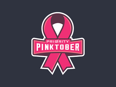 Dealership Breast Cancer Charity Drive badge breast cancer charity emblem foundation logo ribbon