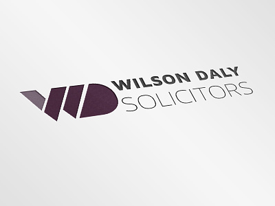 Wilsondaly branding identity law logo symbol typography