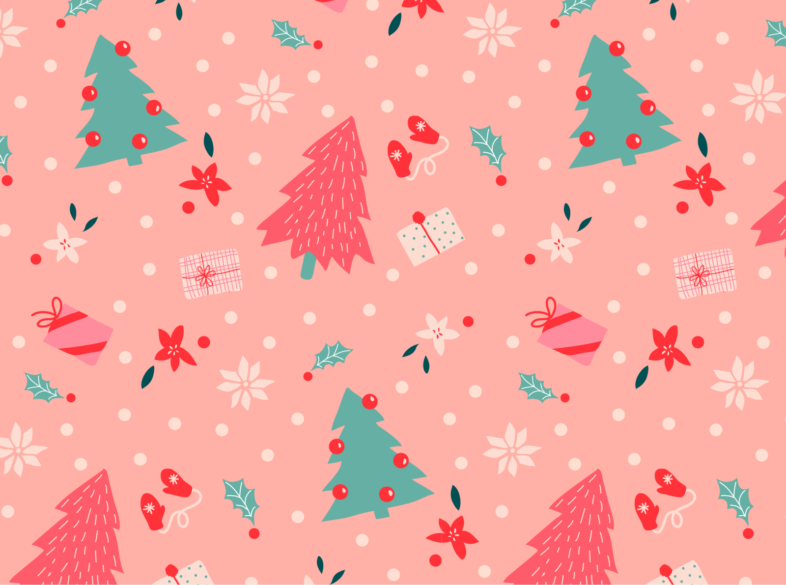 Pattern Christmas by Eva Hilla on Dribbble