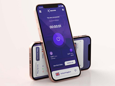 VPN Mobile APP UI/UX Design