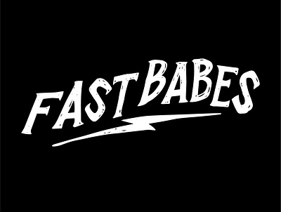 Fast Babes Logo Design brand design branding custom design dirtbikes distressed hand drawn hand made handdrawn illustration logo motorcycle tattoo vintage