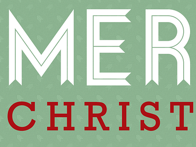 Christmas Card 2012 cards christmas holiday print ribbon rockwell typography