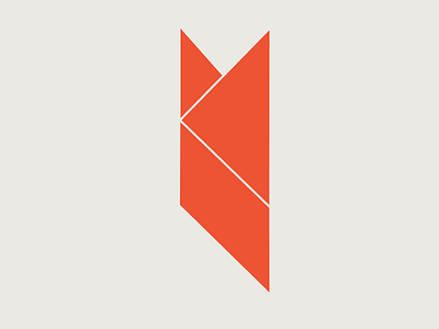 Geometric K Logo Concept 2 geometric k logotype
