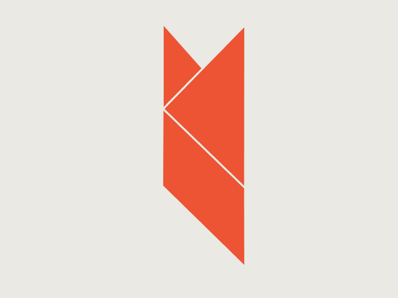 Geometric K Logo Concept 2 by Kevin Suttle on Dribbble