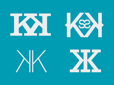 Mirrored Monograms k ks logotypes monogram monograms s