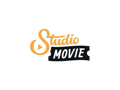 Studio Movie logo branding cinema logo mark movie studio ticket type