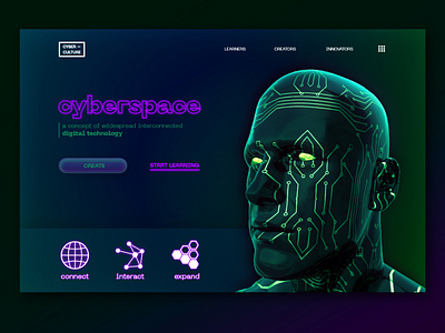 Introduction to CYBERCULTURE [web layout/user interface]