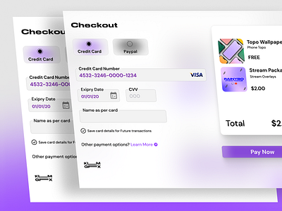 Checkout Page Design 3d add to cart animation branding checkout credit card creditcadepage graphic design logo motion graphics shopping page ui