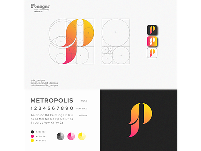 P + Golden Ratio logo concept brand identity design creative logo golden ratio logo logo brainy logo concept logo for sale logo grid logo inspirations logo learn logo maker logo mark logo new logo passion logo place logo six logo type p logo peace logo smart logo