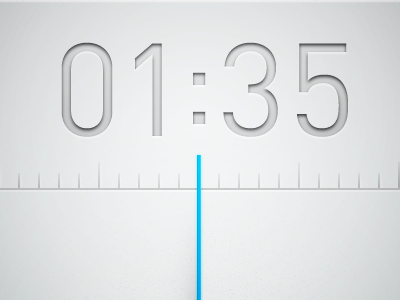 Time Ruler digits din ruler timeline