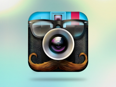 Hipstagram App Icon app armenia camera design diana hipsta icon ipad iphone kardashian photo picture psd ui ux