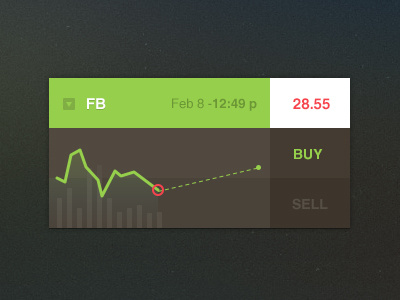 Stocks box app box design fb flat forecast green live nyse stocks