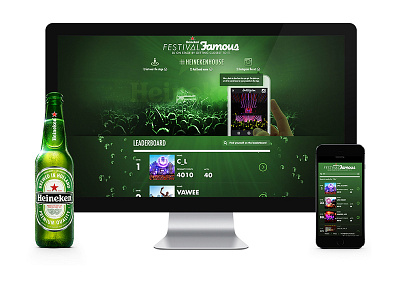 Heineken festival famous promotion for Ultra Music Festival